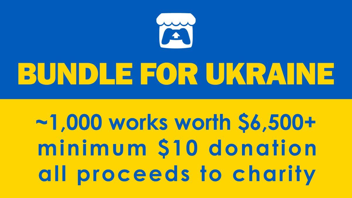 Itch.io lanza un bundle de casi 1000 juegos por Ucrania