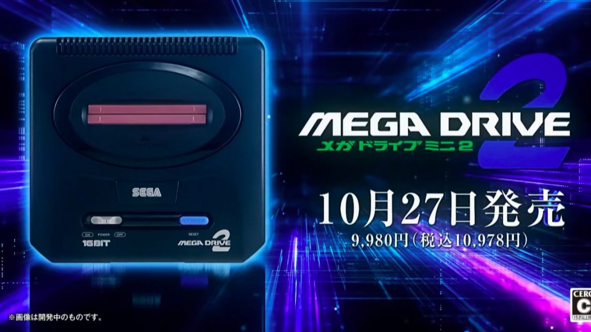Sega anunció una nueva consola en miniatura: Mega Drive Mini 2