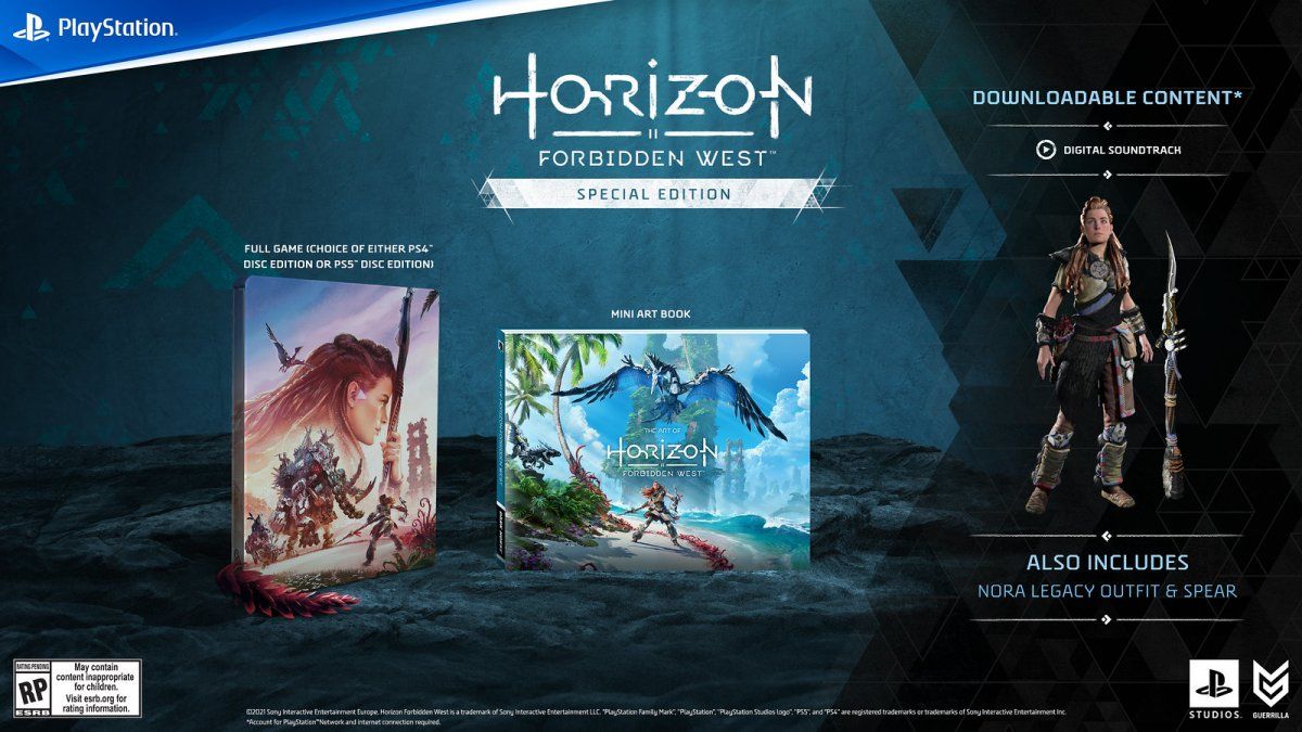 Sony anuncia cambios de planes para Horizon Forbidden West