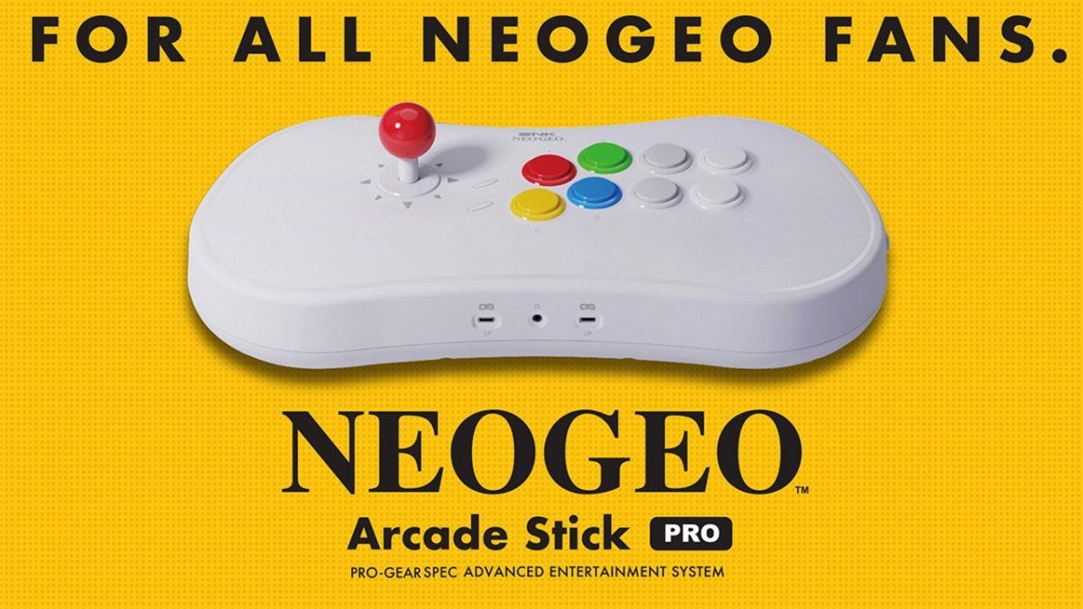 SNK anuncia otra retro consola: el Neo Geo Arcade Stick Pro