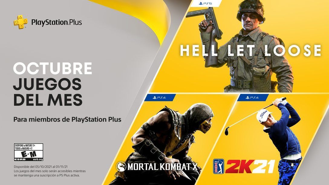 PlayStation Plus: se confirman los juegos de octubre