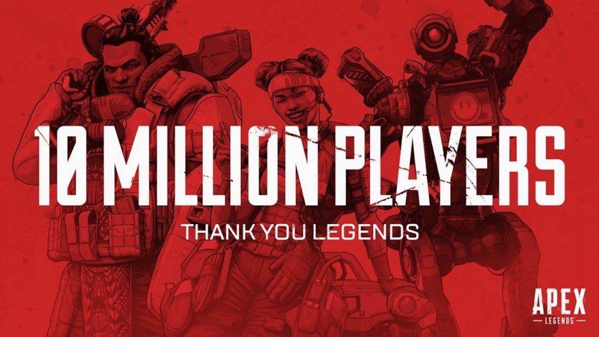 Apex Legends alcanza 10 millones de jugadores en 72 horas