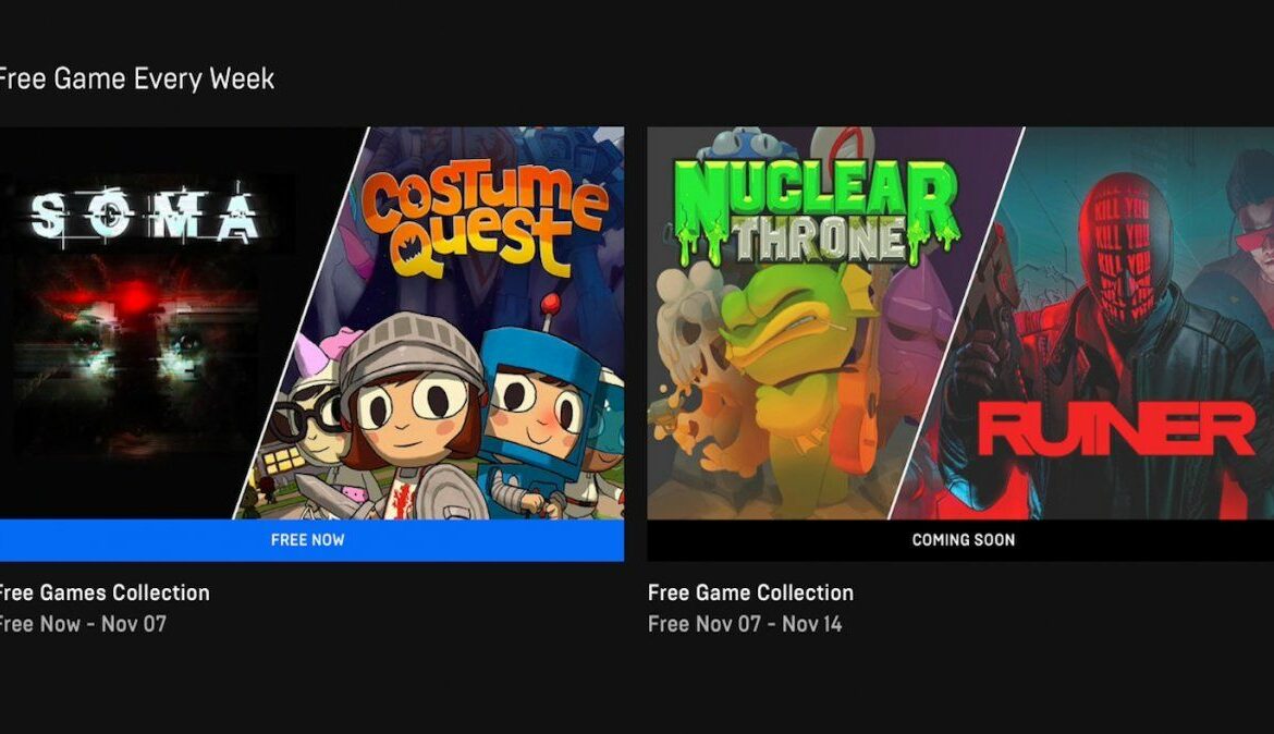Dos de terror, dos de tiros: los nuevos juegos gratuitos de Epic Store