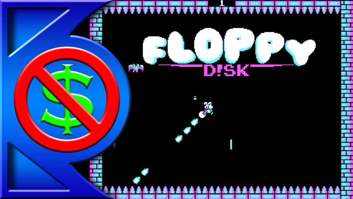 Floppy Disk: simple, frenético, retro, divertido y gratuito