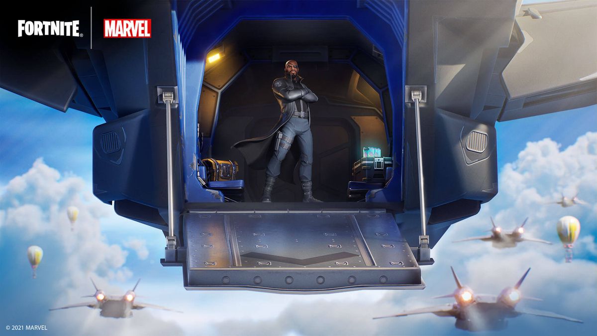 Marvel vuelve a Fortnite con la skin de Nick Fury