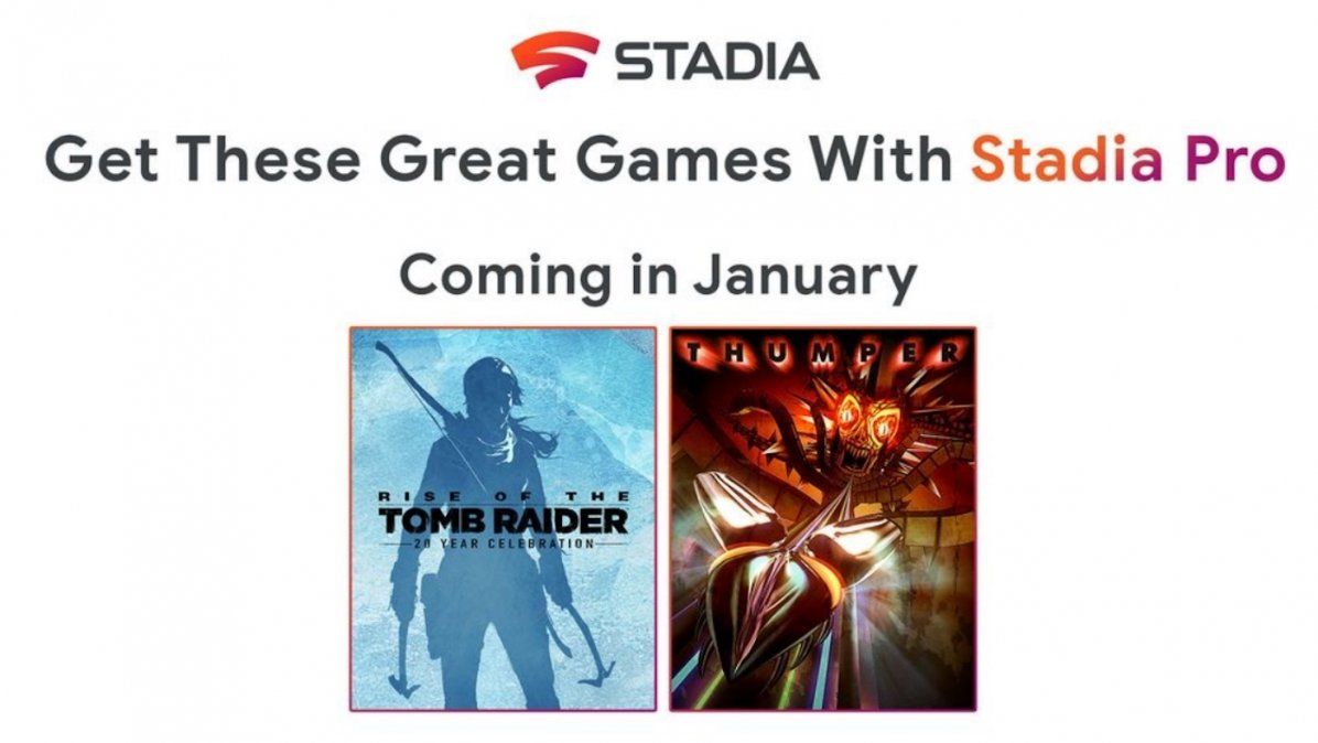 Google Stadia anuncia los juegos gratuitos del mes de enero