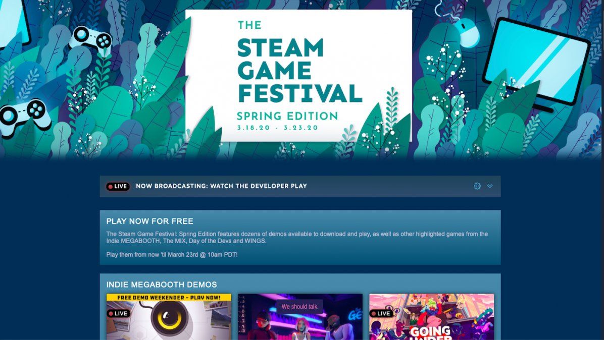 Probá más de 50 indies nuevos y en desarrollo con The Steam Game Festival