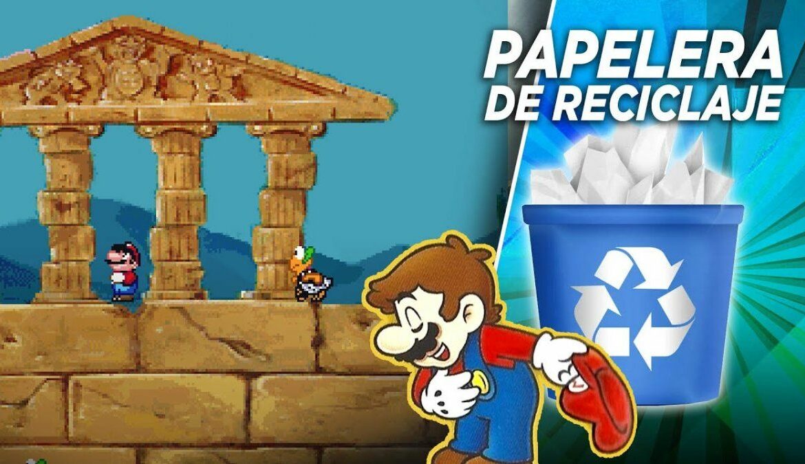 Super Mario Wacky Worlds | Mario en locaciones reales | Papelera de Reciclaje