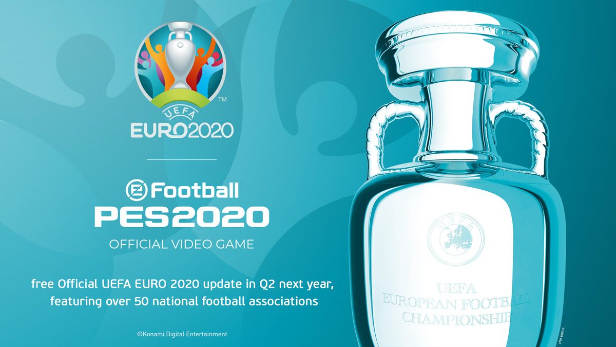 Konami confirma que la Eurocopa llega a PES 2020 en junio